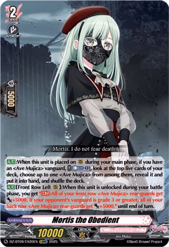 Mortis the Obedient - EXRRR (DZ-BT09/EX20EN)