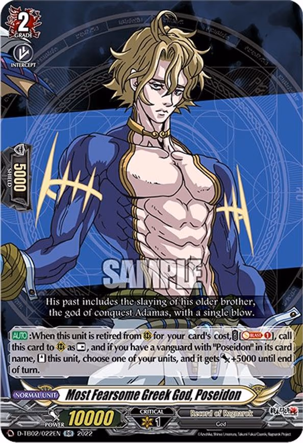 Most Fearsome Greek God, Poseidon - RR (D-TB02/022EN)