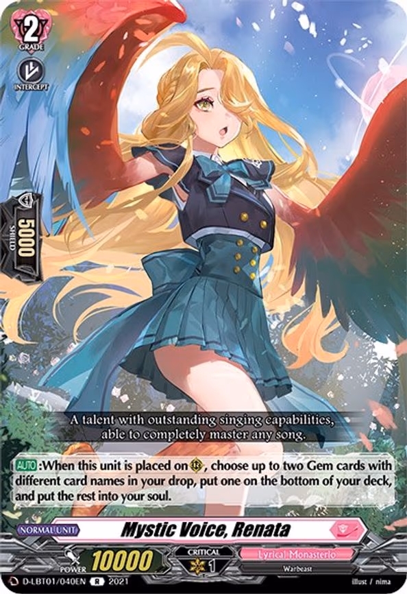 Mystic Voice, Renata - R (D-LBT01/040EN)
