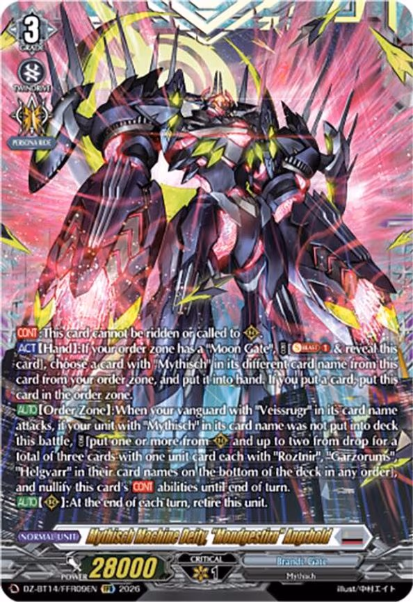 Mythisch Machine Deity, "Mondgestirn" Angrbold - Double Frame Rare (DZ-BT14/FFR09EN)