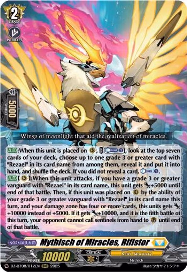 Mythisch of Miracles, Rifistor - RRR (DZ-BT08/012EN)