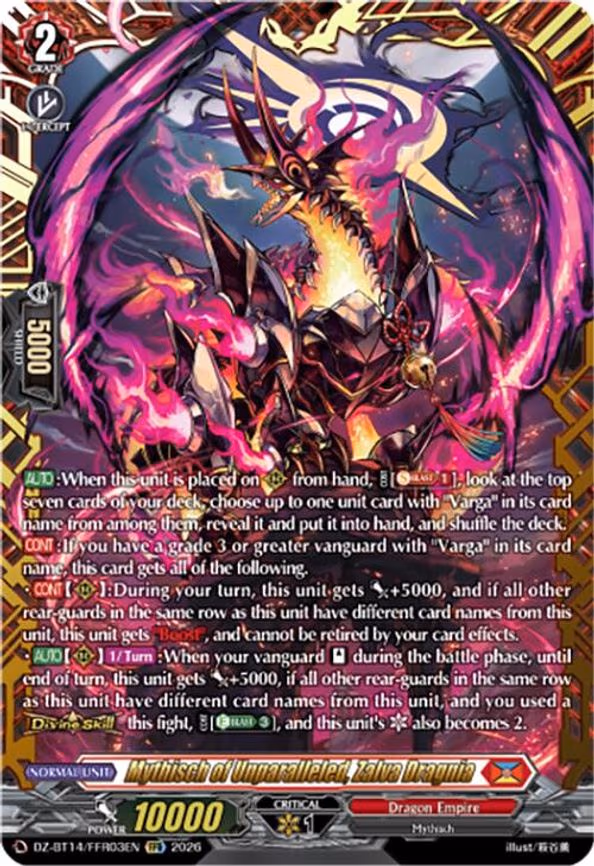 Mythisch of Unparalleled, Zalva Dragnia