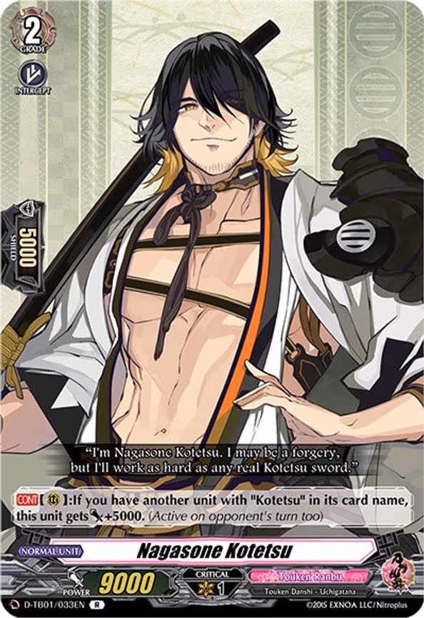 Nagasone Kotetsu
