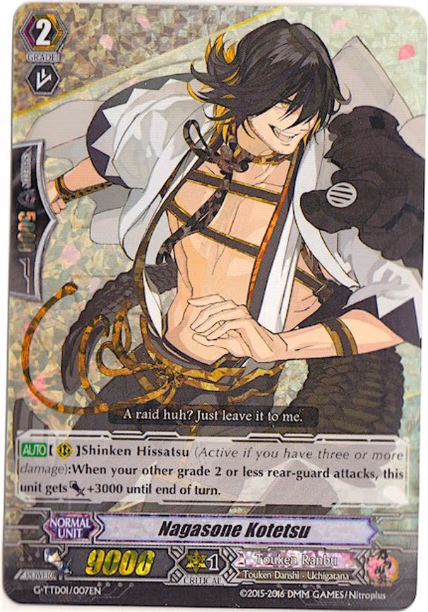 Nagasone Kotetsu