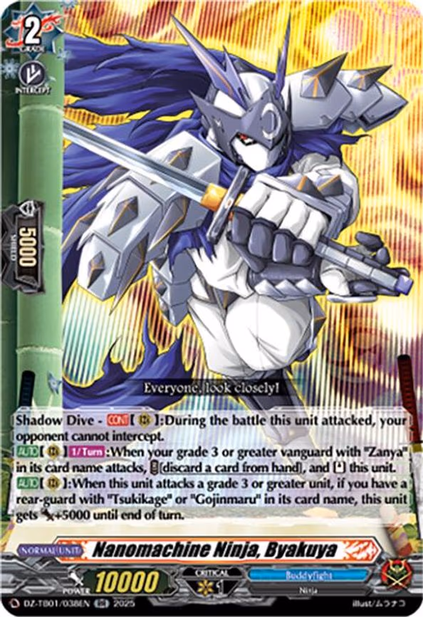 Nanomachine Ninja, Byakuya - RR (DZ-TB01/038EN)