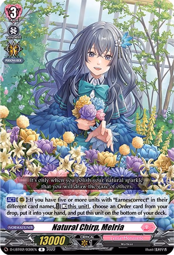 Natural Chirp, Melria - R (D-LBT02/030EN)