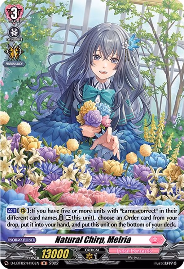 Natural Chirp, Melria (Holo) - R (D-LBT02/H10EN)