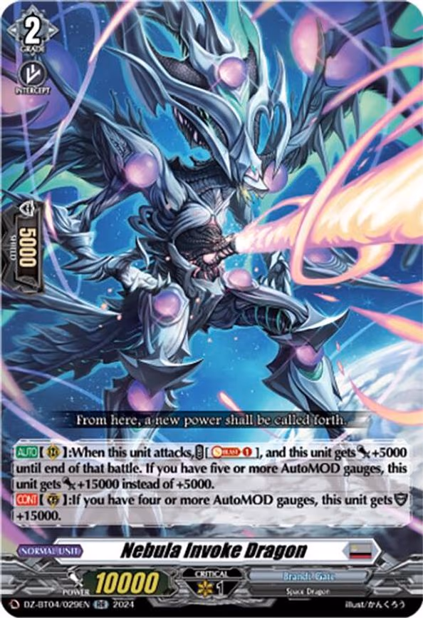 Nebula Invoke Dragon - RR (DZ-BT04/029EN)