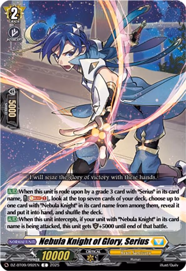 Nebula Knight of Glory, Serius - C (DZ-BT09/092EN)