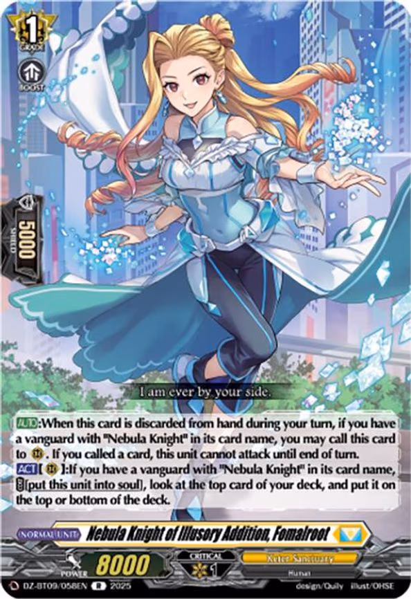 Nebula Knight of Illusory Addition, Fomalroot - R (DZ-BT09/058EN)