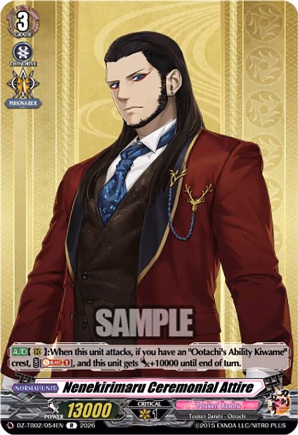 Nenekirimaru Ceremonial Attire - R (DZ-TB02/054EN)
