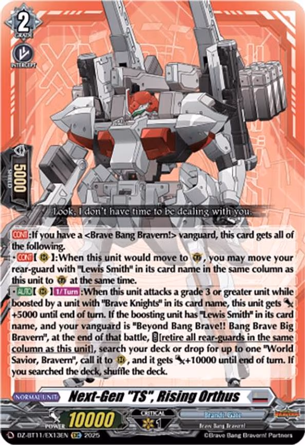 Next-Gen "TS", Rising Orthus - EXC (DZ-BT11/EX13EN)
