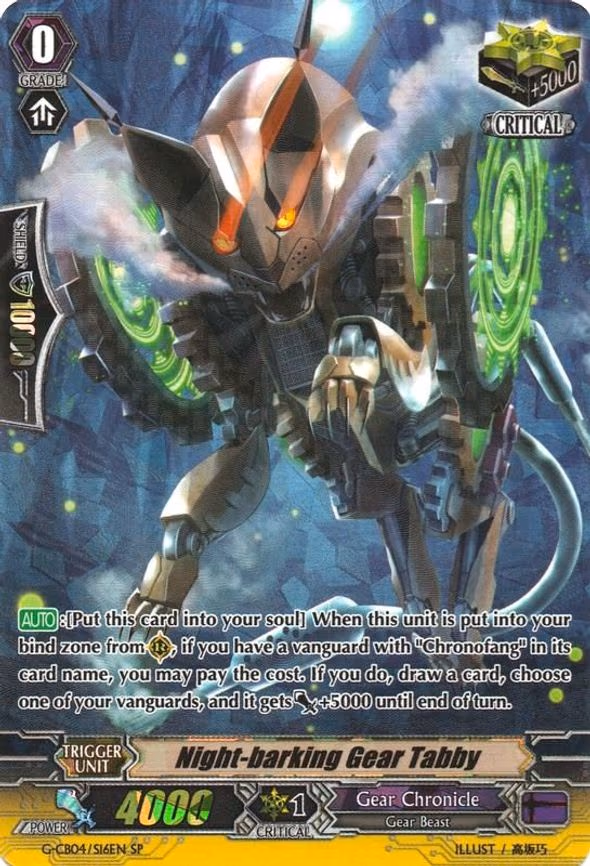 Night-barking Gear Tabby - SP (G-CB04/S16EN)