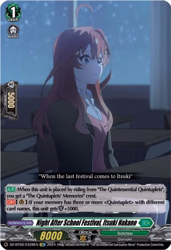 Night After School Festival, Itsuki Nakano - EXC (DZ-BT02/EX28EN)