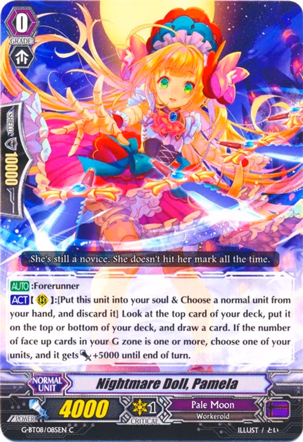 Nightmare Doll, Pamela - C (G-BT08/085EN)