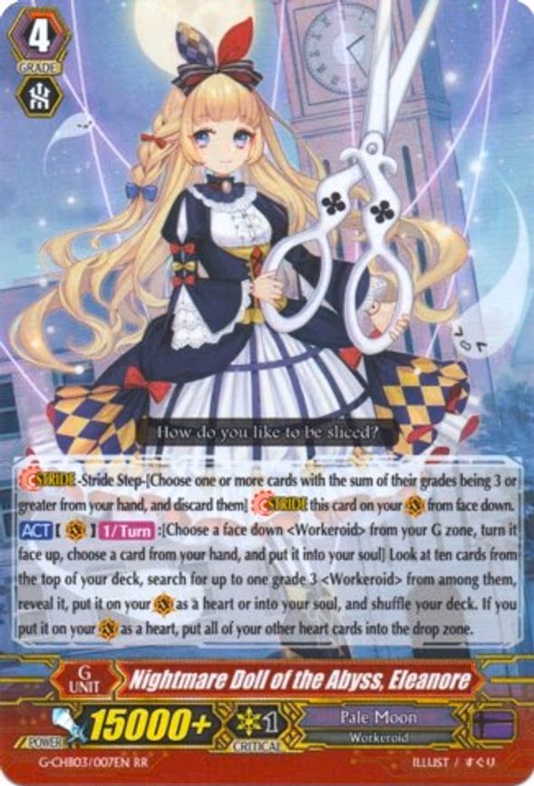 Nightmare Doll of the Abyss, Eleanore - RR (G-CHB03/007EN)