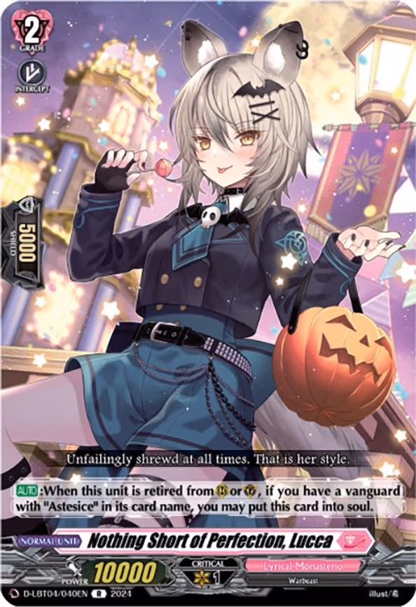 Nothing Short of Perfection, Lucca - R (D-LBT04/040EN)