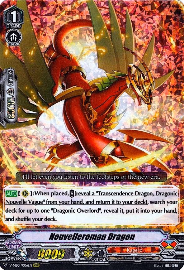 Nouvelleroman Dragon - RRR (V-MB01/006EN)