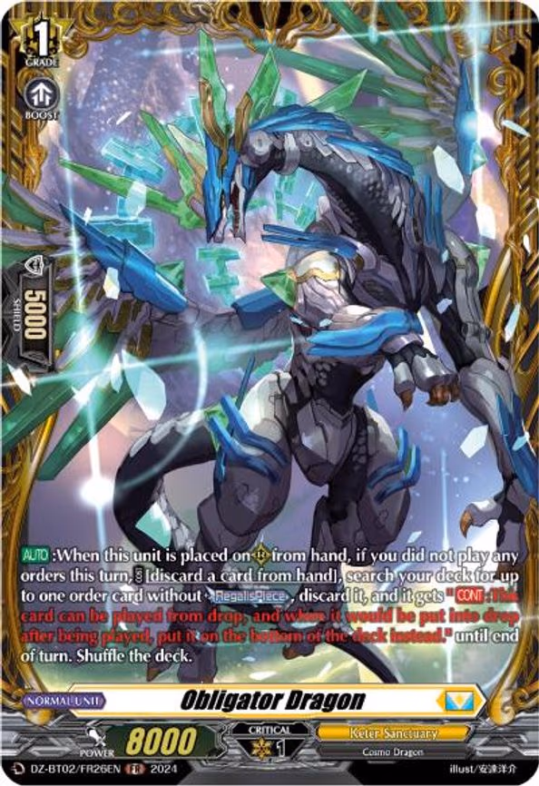 Obligator Dragon - FR (DZ-BT02/FR26EN)