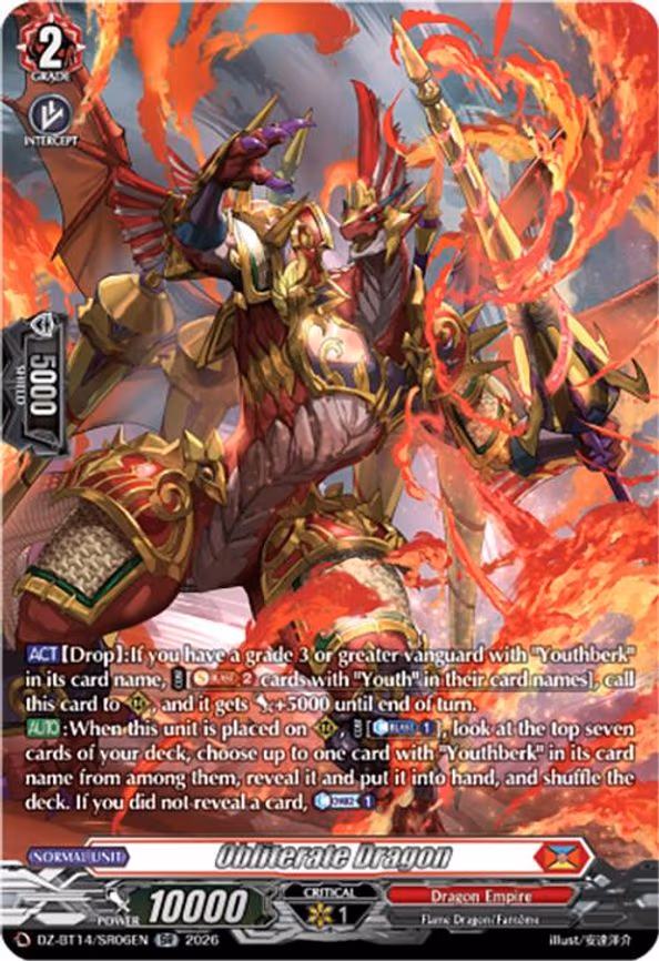 Obliterate Dragon - SR (DZ-BT14/SR06EN)
