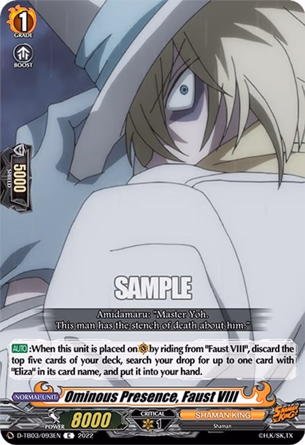 Ominous Presence, Faust VIII - C (D-TB03/093EN)