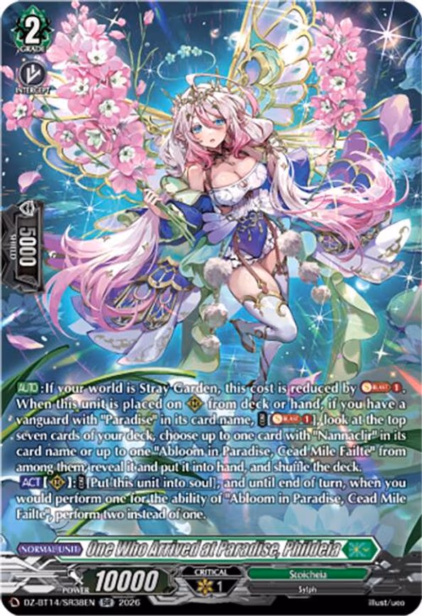 One Who Arrived at Paradise, Phildeia - SR (DZ-BT14/SR38EN)