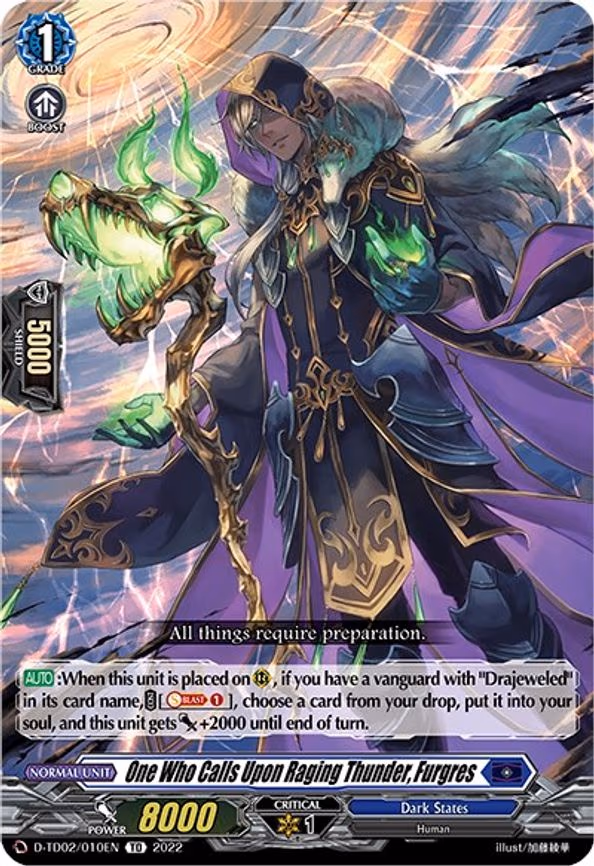 One Who Calls Upon Raging Thunder, Furgres