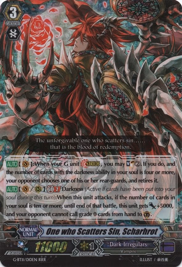 One who Scatters Sin, Scharhrot - RRR (G-BT11/010EN)