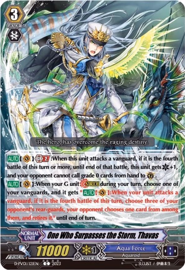One Who Surpasses the Storm, Thavas