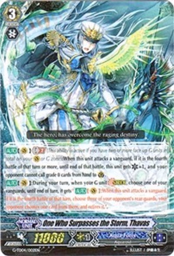 One Who Surpasses the Storm, Thavas RRR