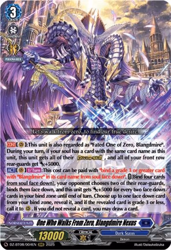 One Who Walks From Zero, Blangdmire Nexus - RRR (DZ-BT08/004EN)