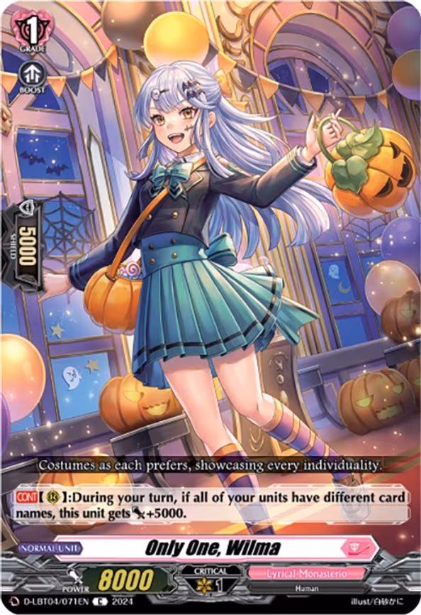 Only One, Wilma - C (D-LBT04/071EN)