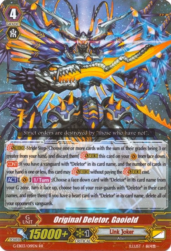 Original Deletor, Gaoield - RR (G-EB03/019EN)