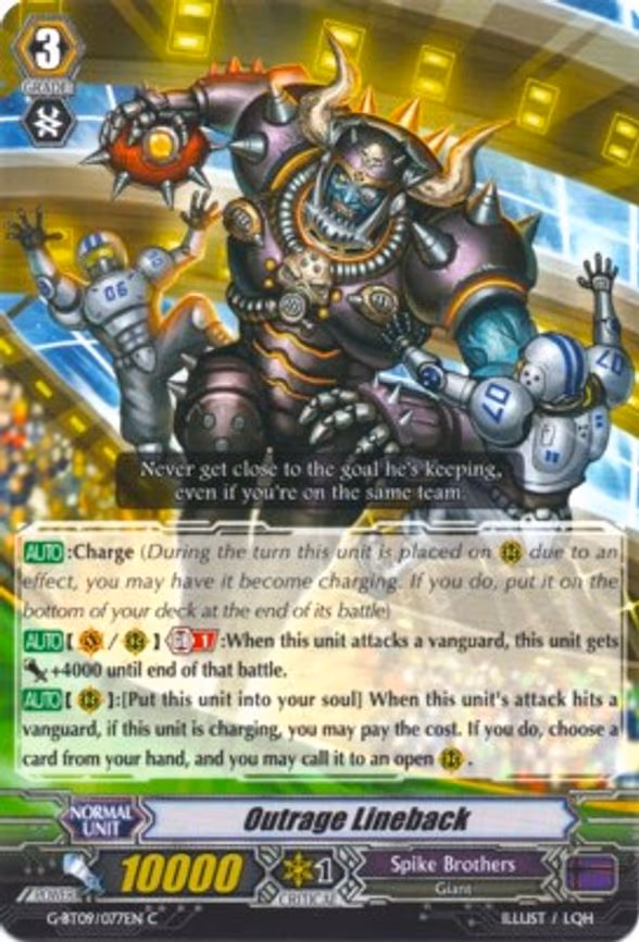 Outrage Lineback - C (G-BT09/077EN)