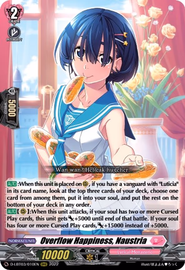 Overflow Happiness, Naustria - RRR (D-LBT03/010EN)