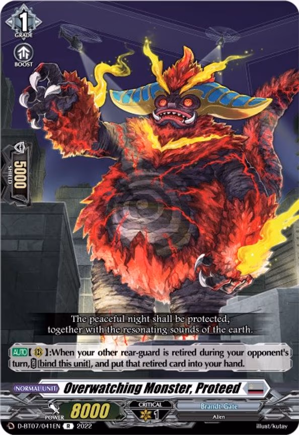 Overwatching Monster, Proteed - R (D-BT07/041EN)