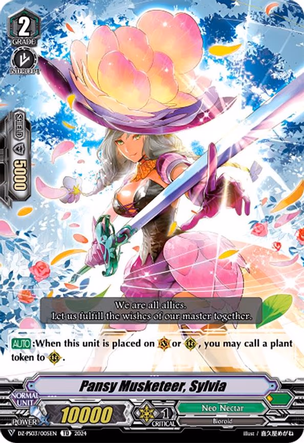 Pansy Musketeer, Sylvia
