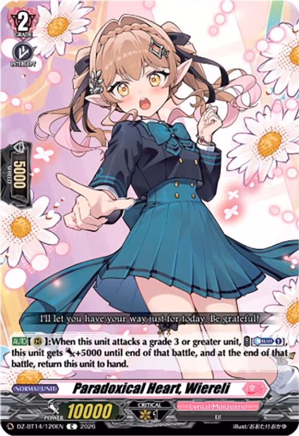 Paradoxical Heart, Wiereli - C (DZ-BT14/120EN)