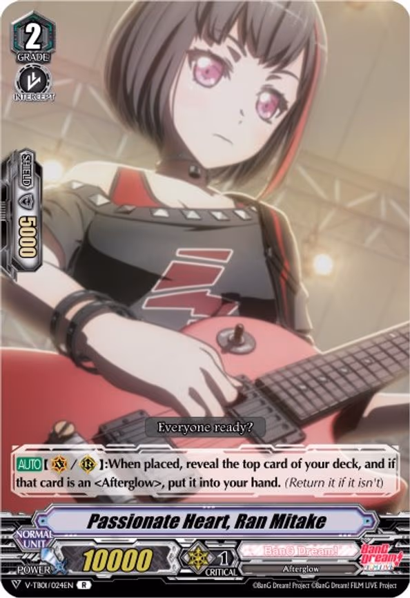 Passionate Heart, Ran Mitake - R (V-TB01/024EN)