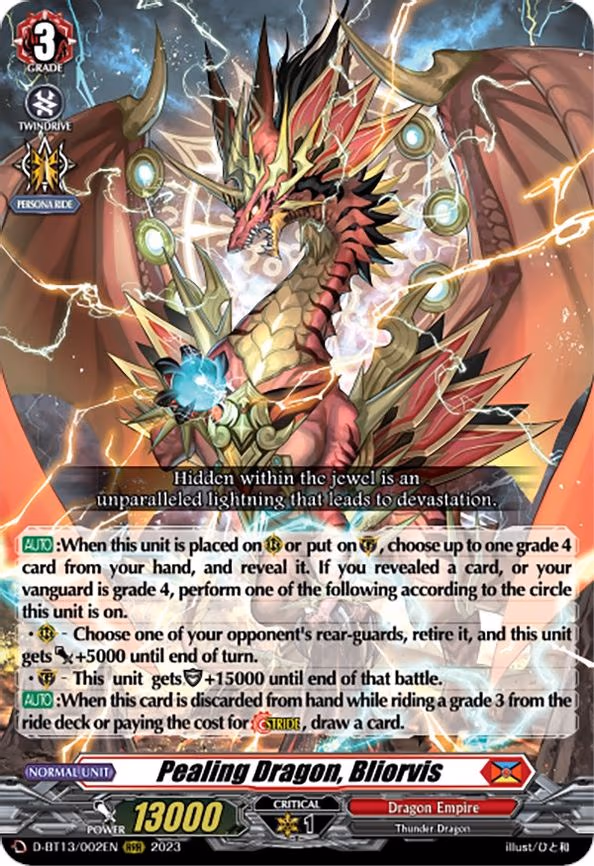 Pealing Dragon, Bliorvis - RRR (D-BT13/002EN)