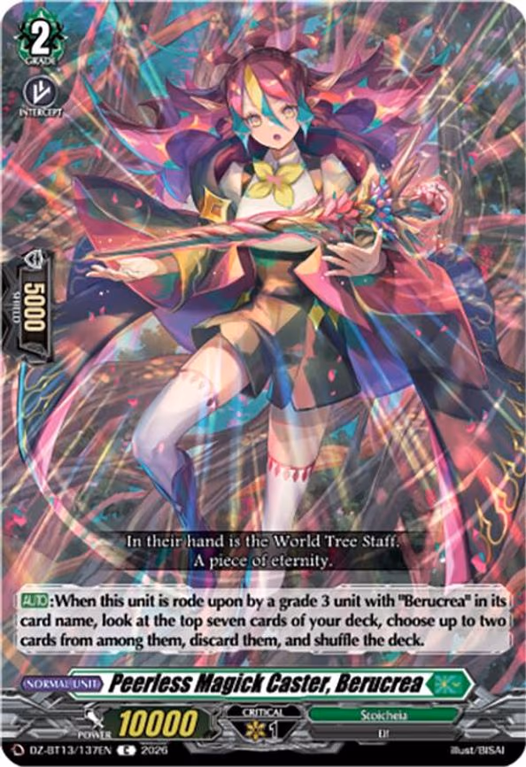 Peerless Magick Caster, Berucrea - C (DZ-BT13/137EN)