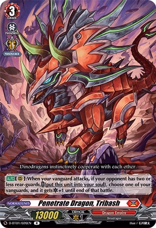 Penetrate Dragon, Tribash - R (D-BT01/026EN)