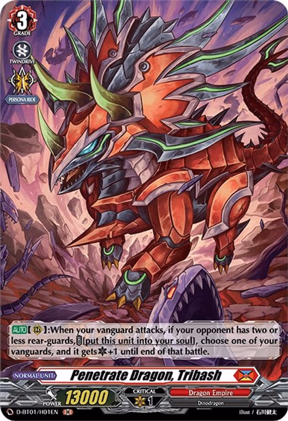 Penetrate Dragon, Tribash (Holo) - H (D-BT01/H01EN)