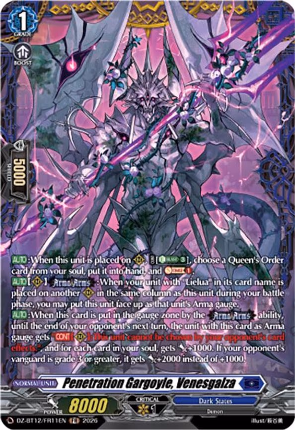 Penetration Gargoyle, Venesgalza - Frame Rare (DZ-BT12/FR11EN)