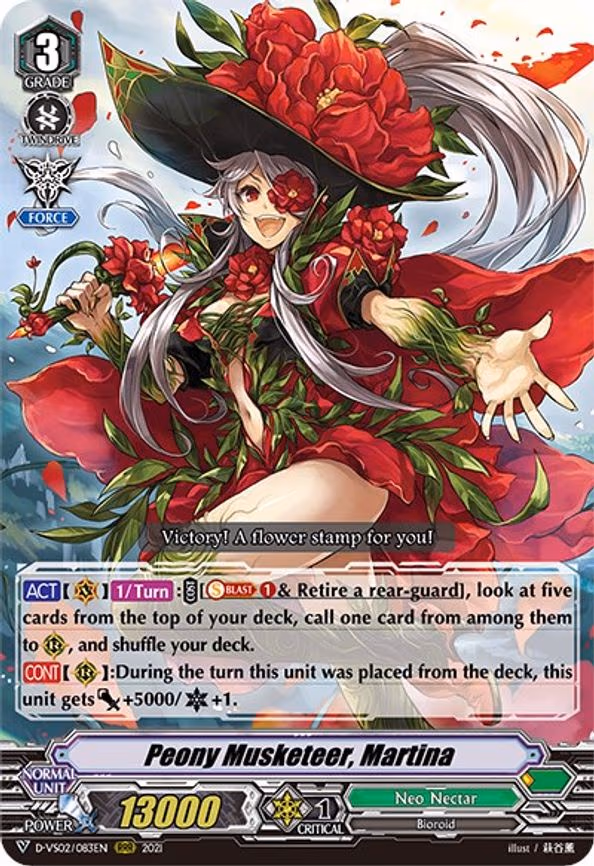 Peony Musketeer, Martina