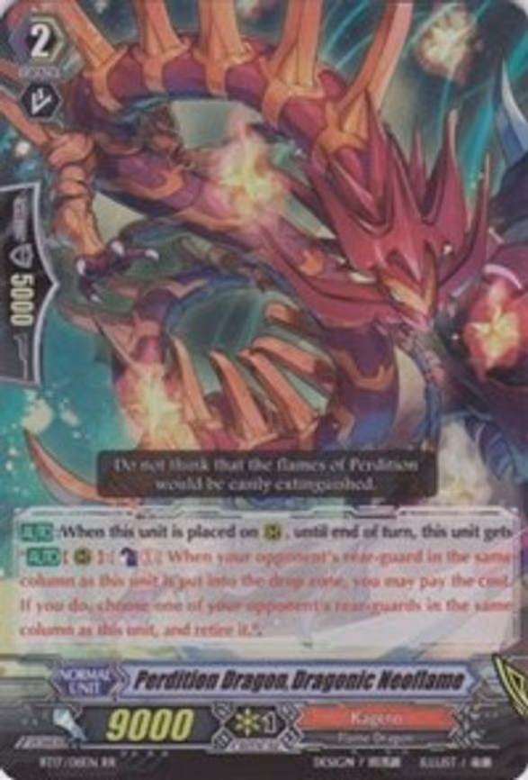 Perdition Dragon, Dragonic Neoflame - RR (BT17/011EN)