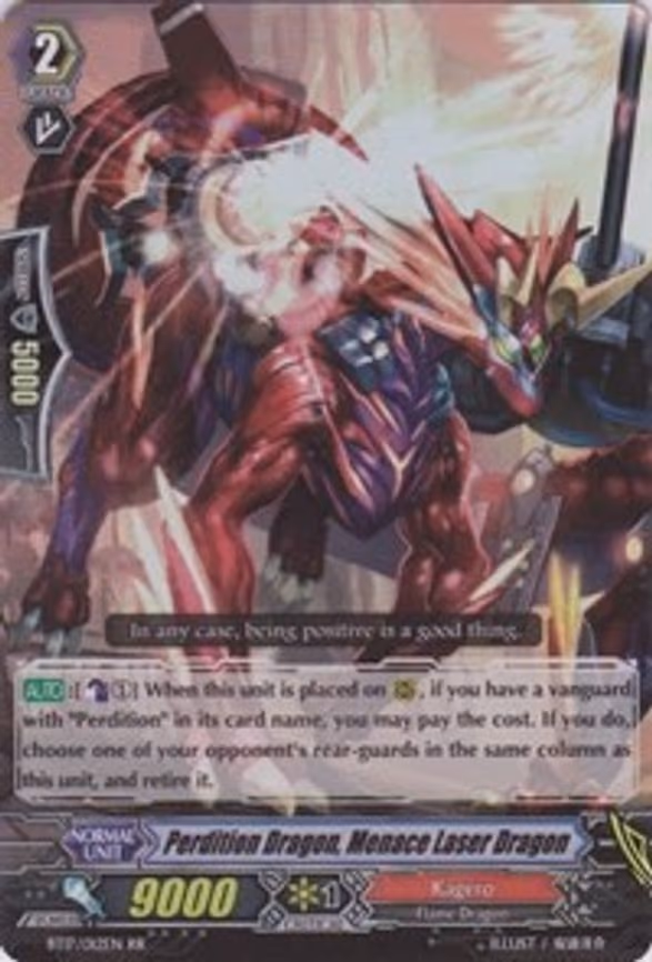 Perdition Dragon, Menace Laser Dragon - RR (BT17/012EN)