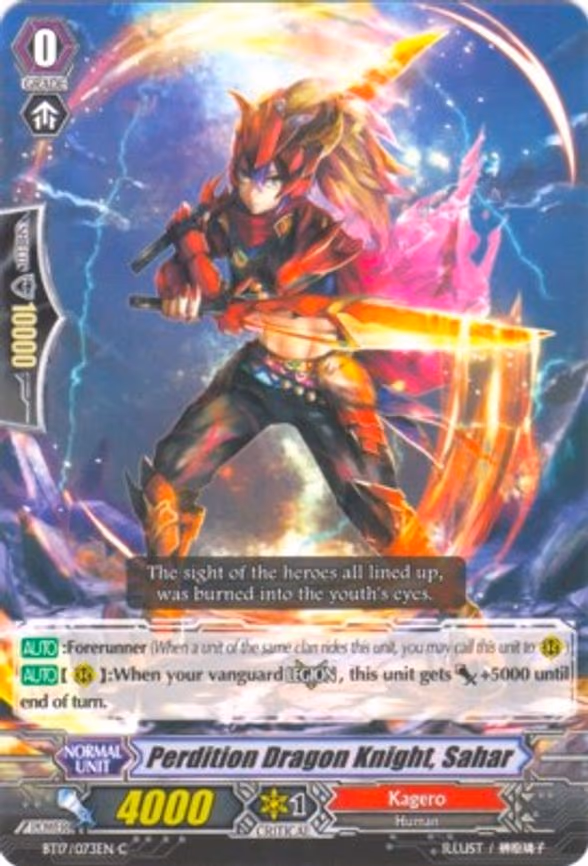 Perdition Dragon Knight, Sahar - C (BT17/073EN)
