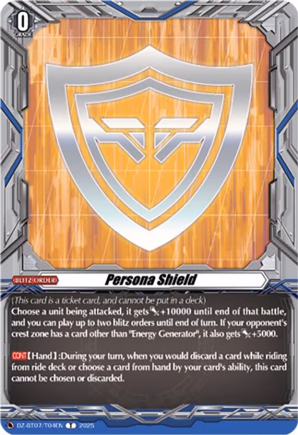 Persona Shield - T (DZ-BT07/T04EN)