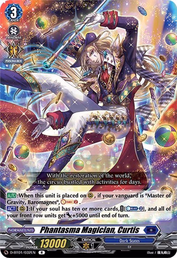 Phantasma Magician, Curtis - R (D-BT01/032EN)